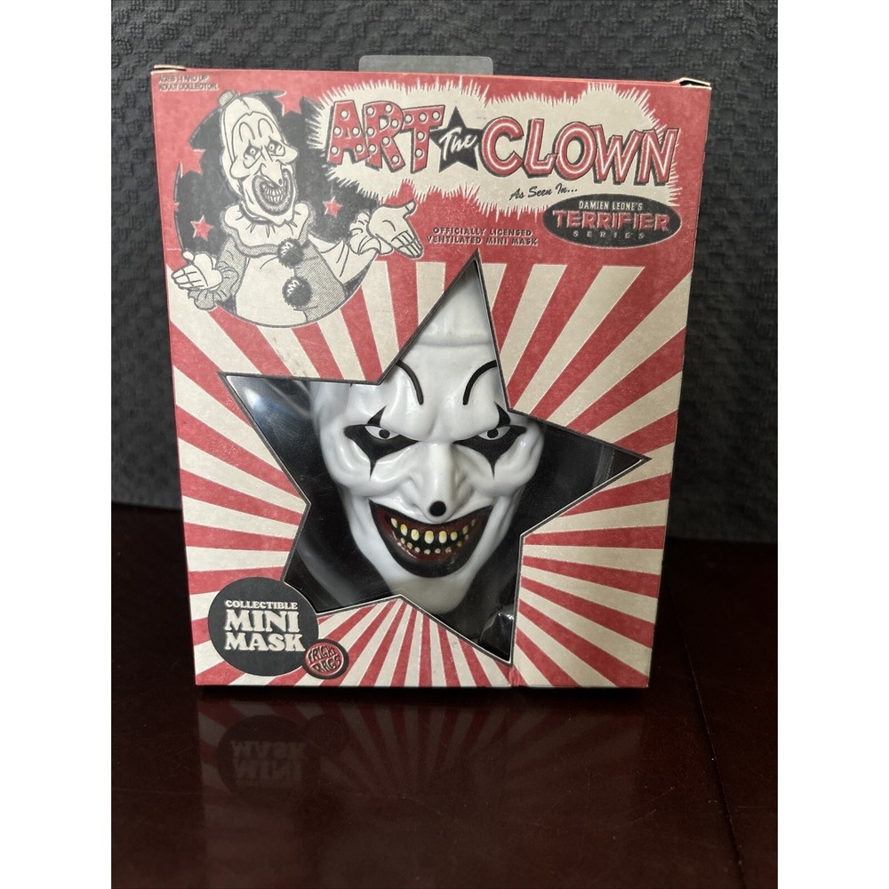TERRIFIER Art the Clown Collectible Mini Mask By Fright Rags